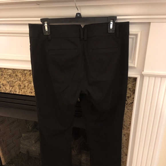 Women’s black work slacks. Straight leg. - Picture 2 of 3